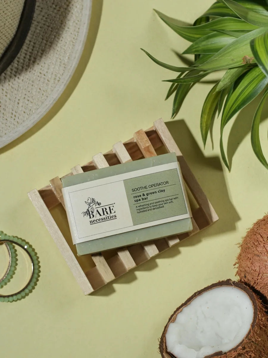 Bare Necessities - Rose And Green Clay Spa Bar