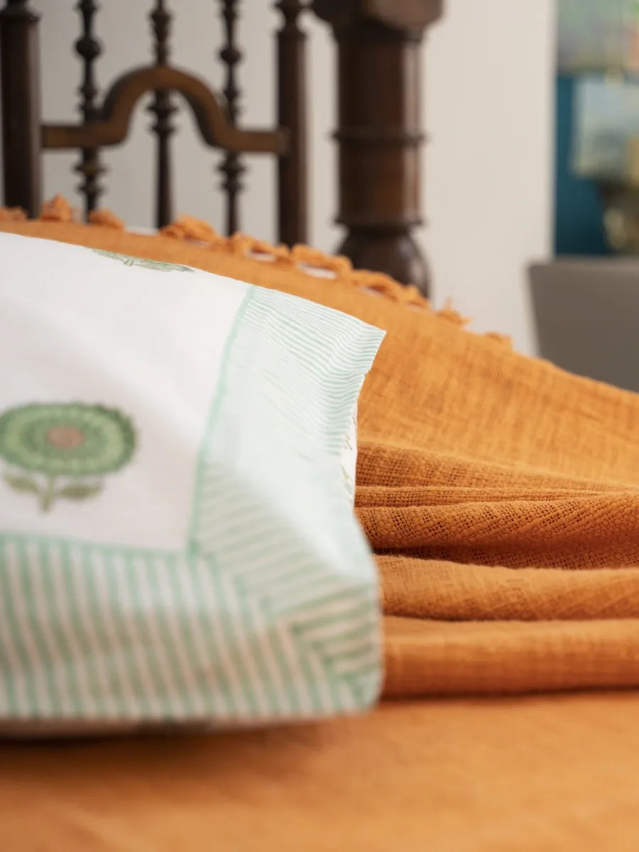 Ochre Brilliance Bed Cover