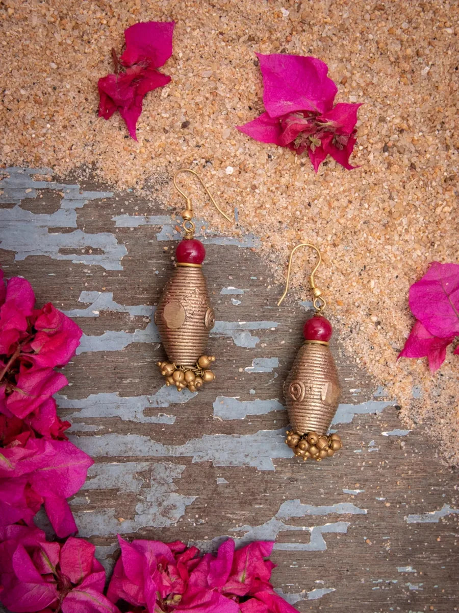 Dhokra Dhol Earrings