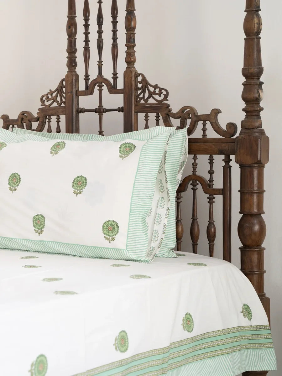 Spring Green - Bedsheet