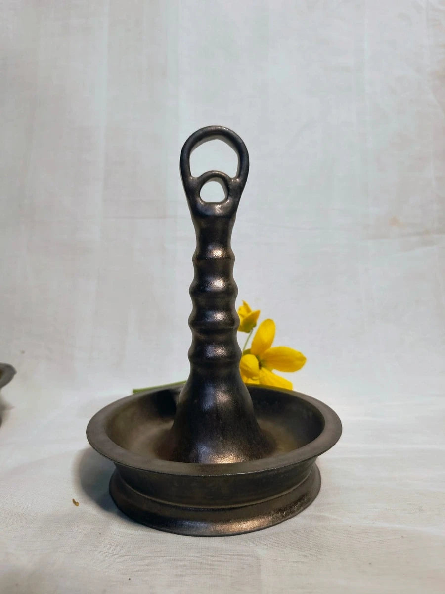 Golden Black Ceramic Lamp