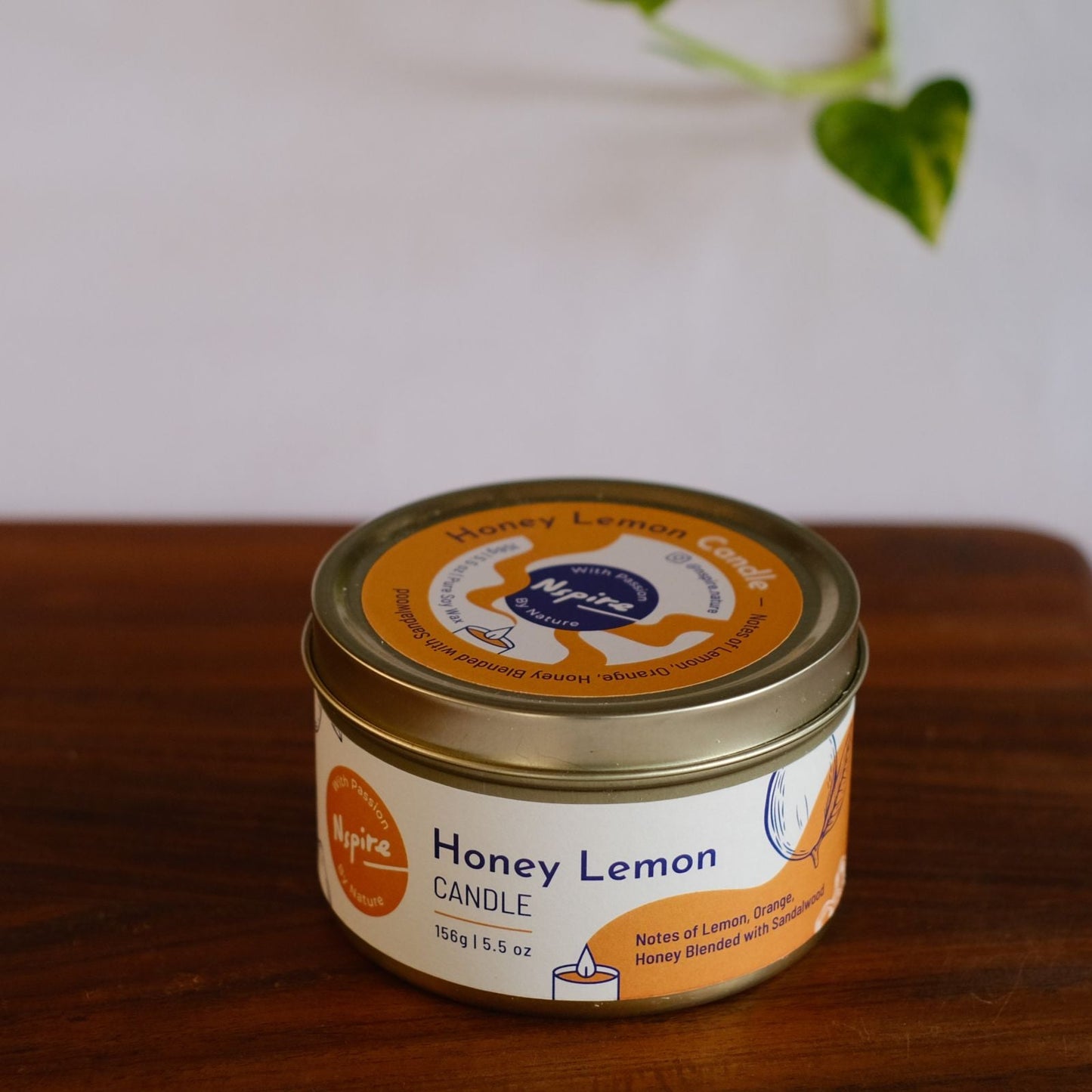 NSPIRE Candle 156 g - Honey Lemon