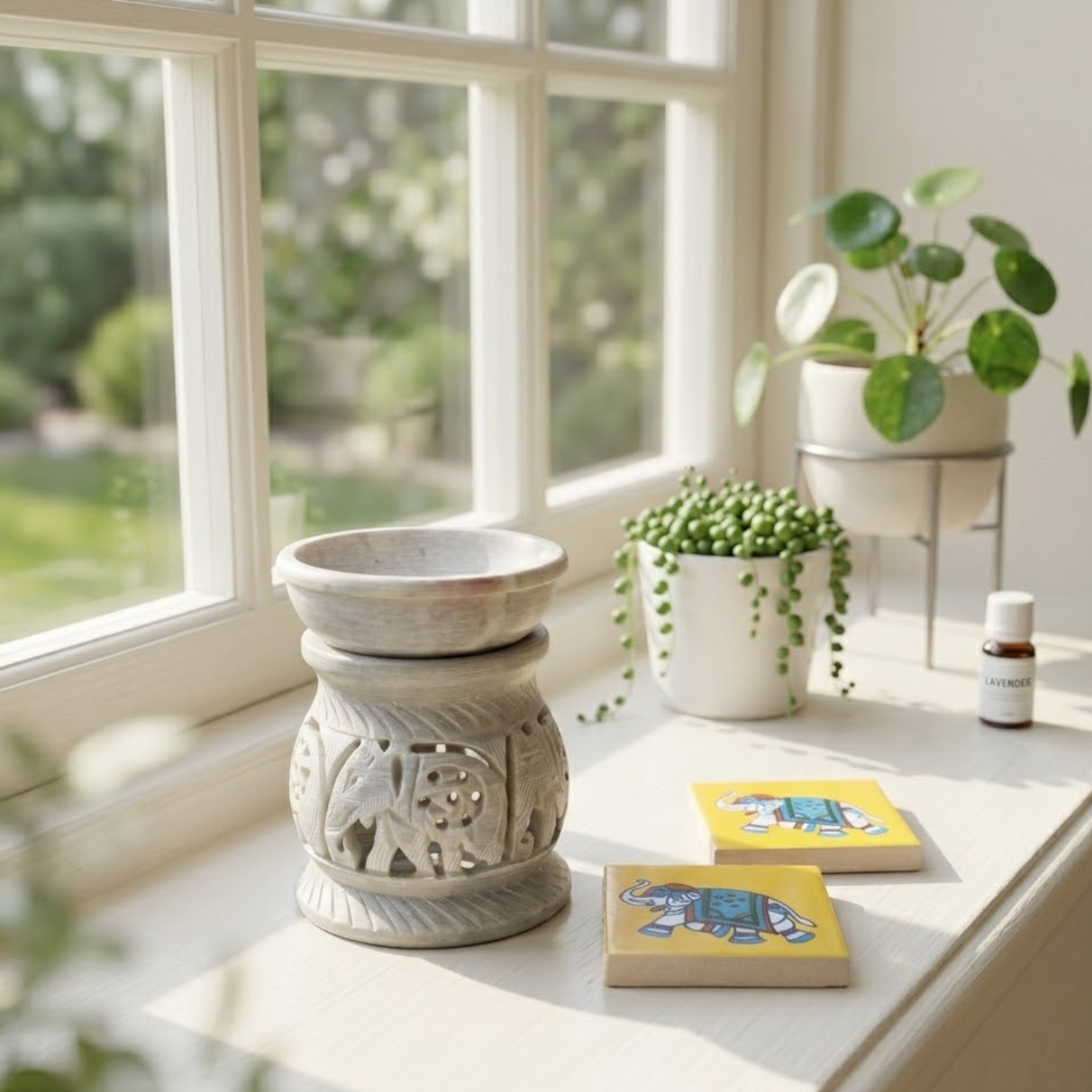 Soap Stone Diffuser - Elephant