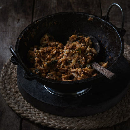 Cast Iron Kadai, Hand Seasoned, A Traditional Must-Have