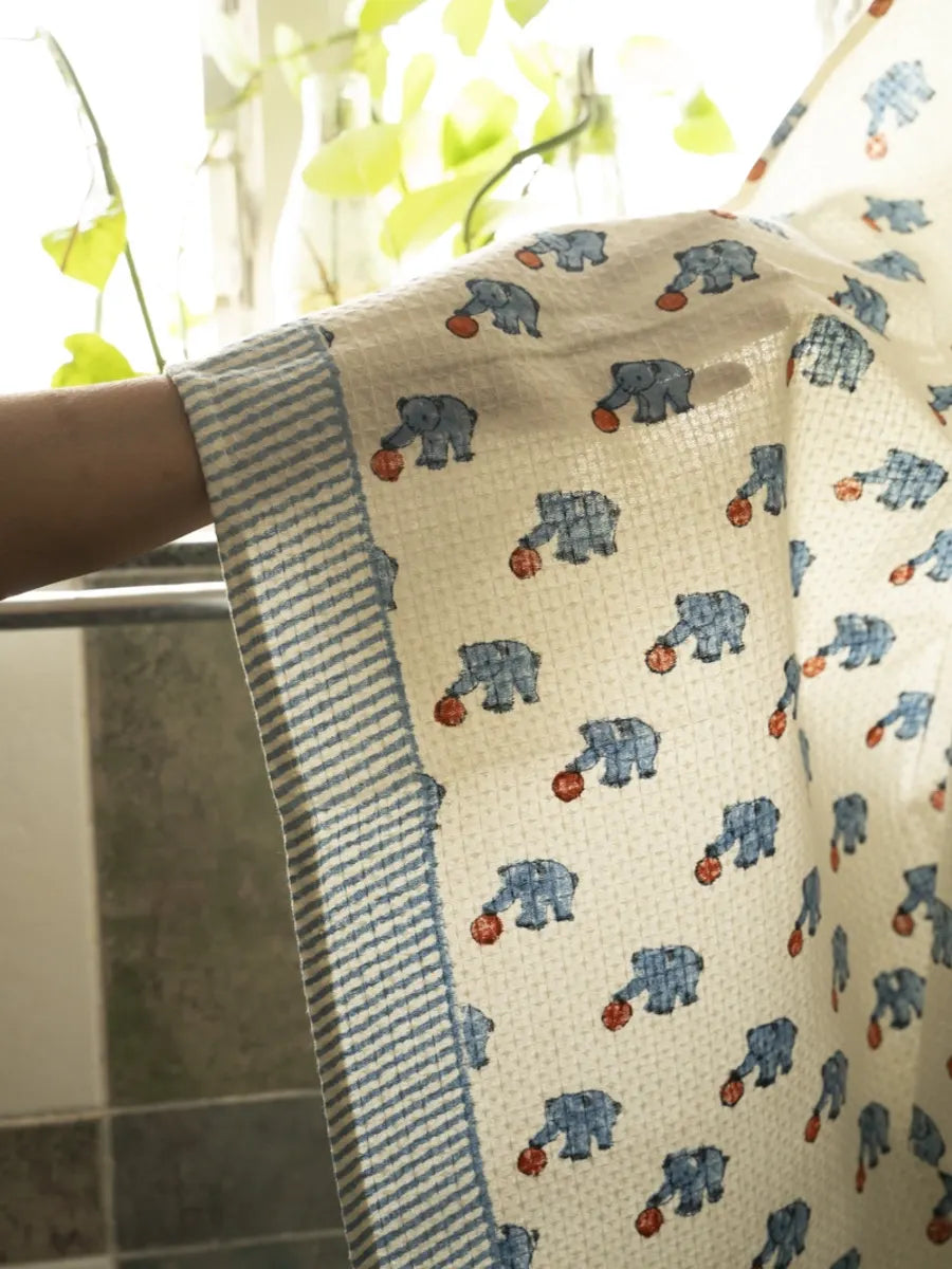 Playful Elephant - Towel