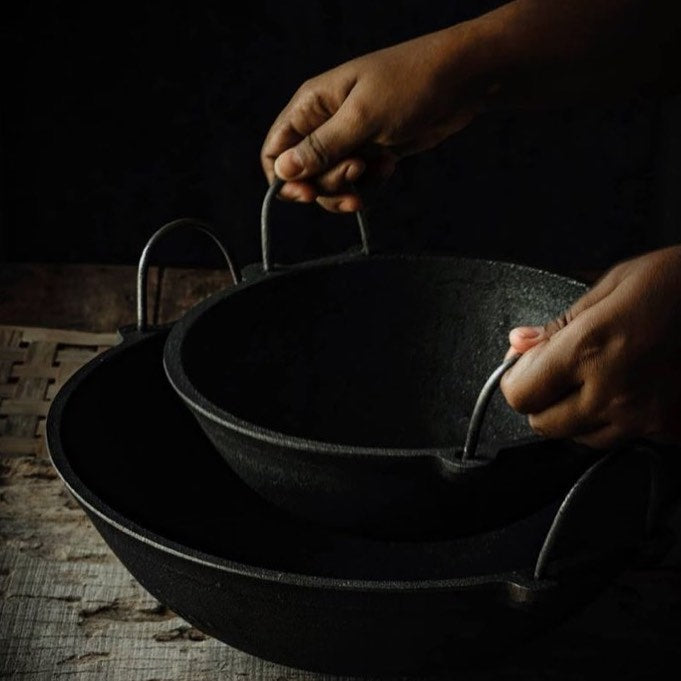 Cast Iron Kadai, Hand Seasoned, A Traditional Must-Have
