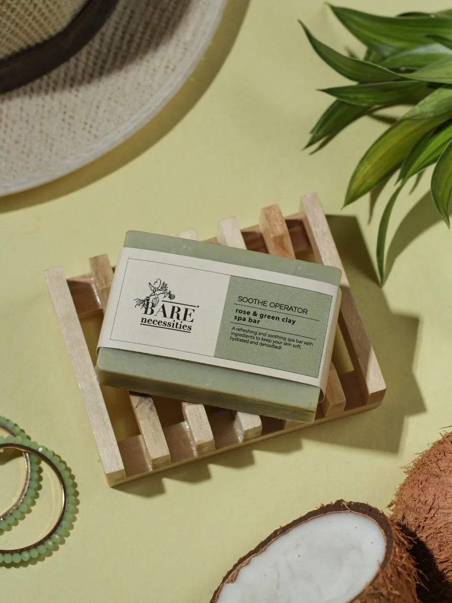 Bare Necessities - Rose And Green Clay Spa Bar