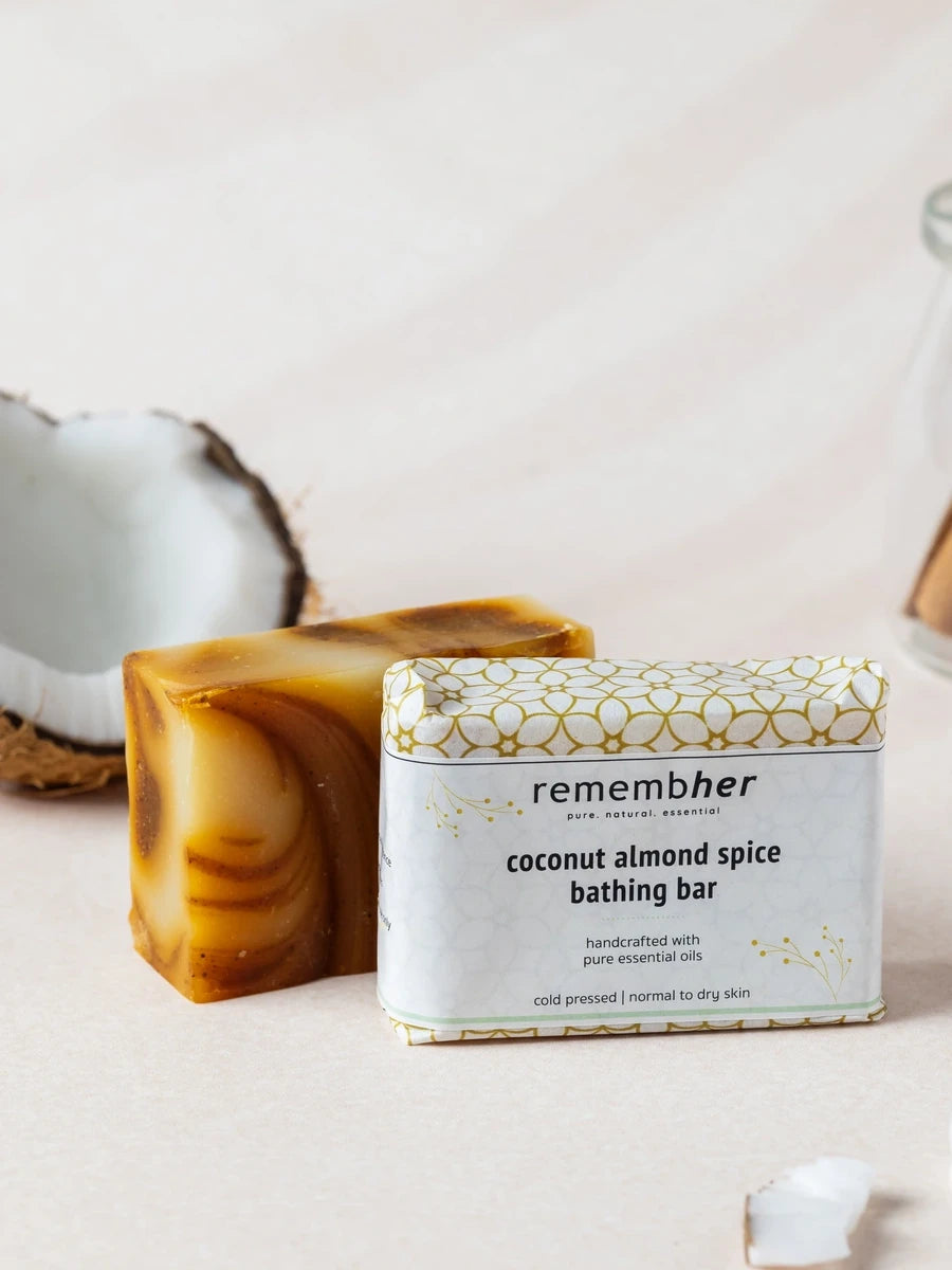 Coconut Almond Spice Exfoliating Bathing Bar