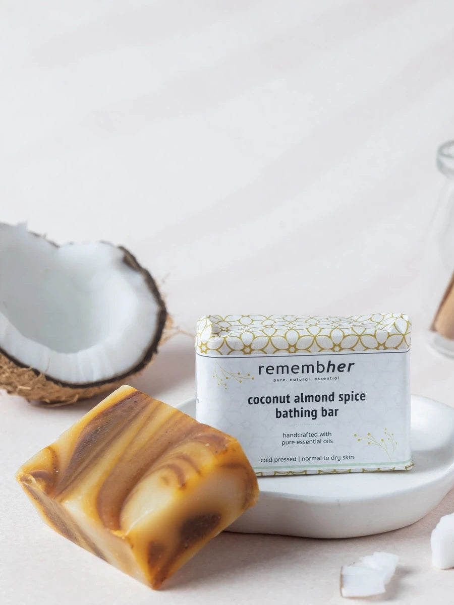 Coconut Almond Spice Exfoliating Bathing Bar