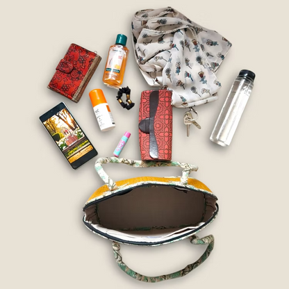 Arch Bag - Mini- Criss-cross Tales