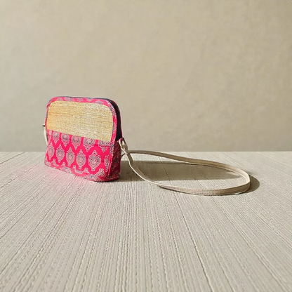 Ananta Sling Bag- Red Ajrak