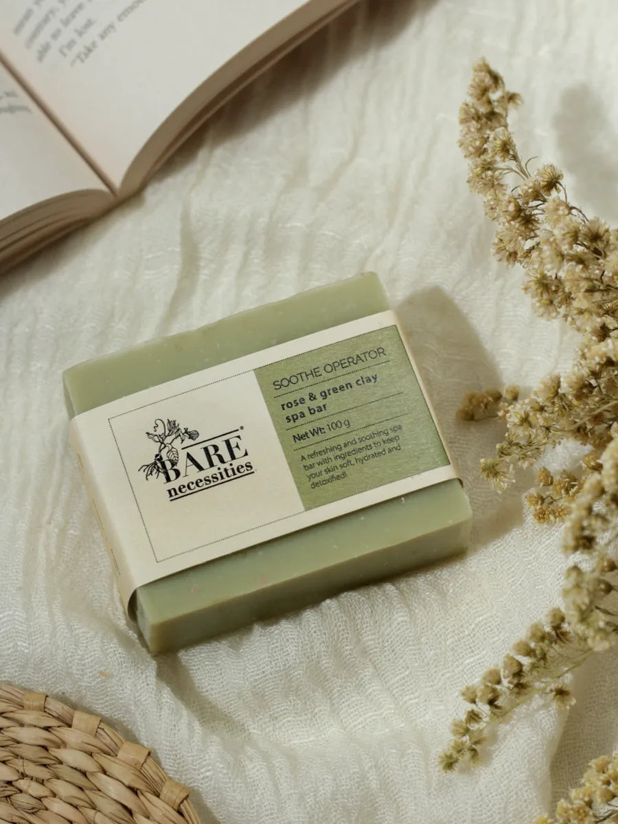 Bare Necessities - Rose And Green Clay Spa Bar