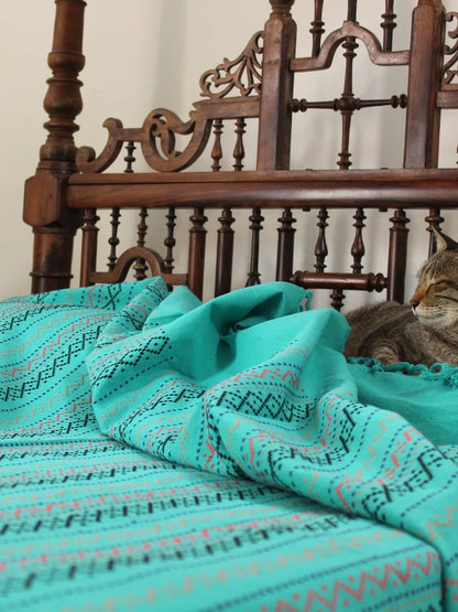 Brilliance in Blue Bed Cover