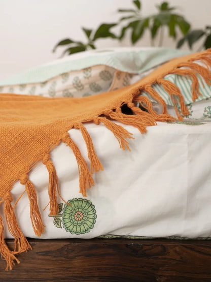 Ochre Brilliance Bed Cover