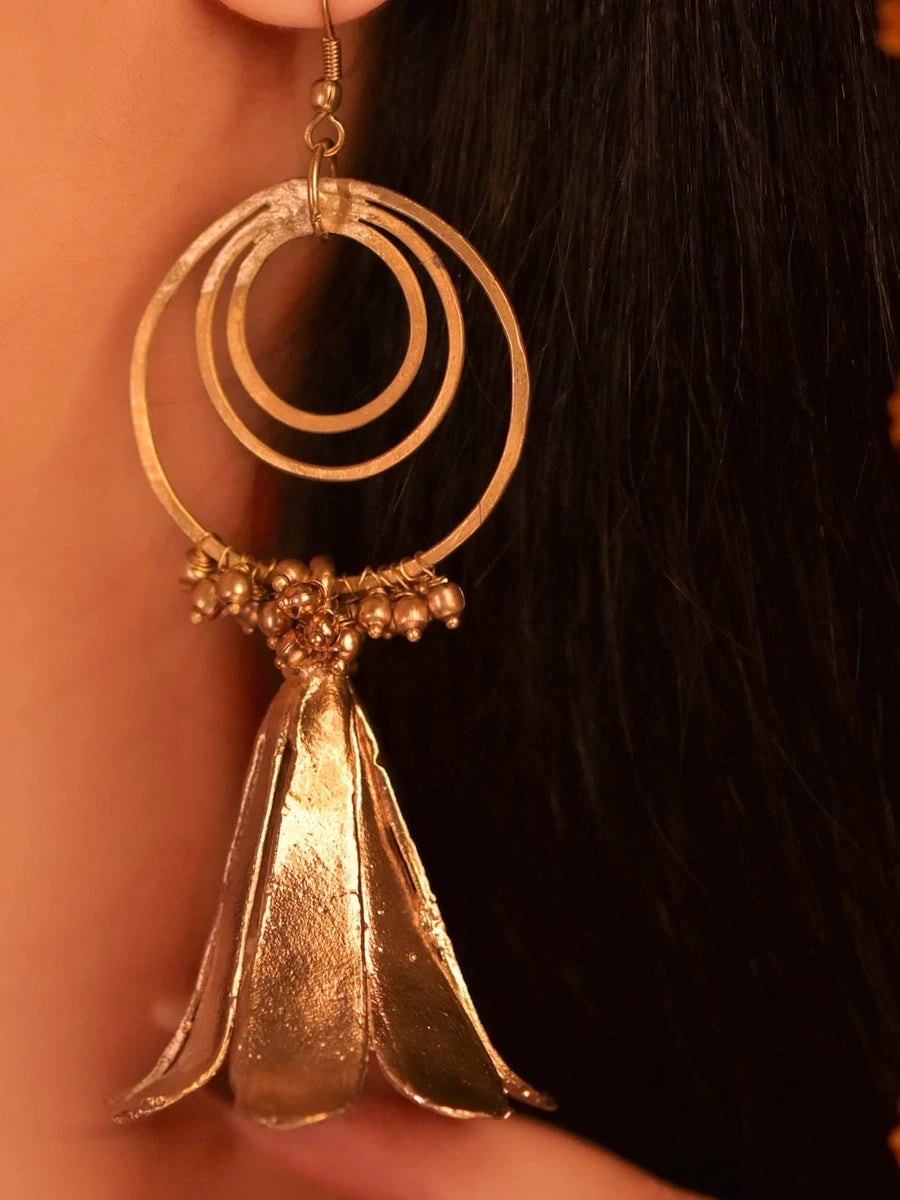 Miharu Statement Floral Earring