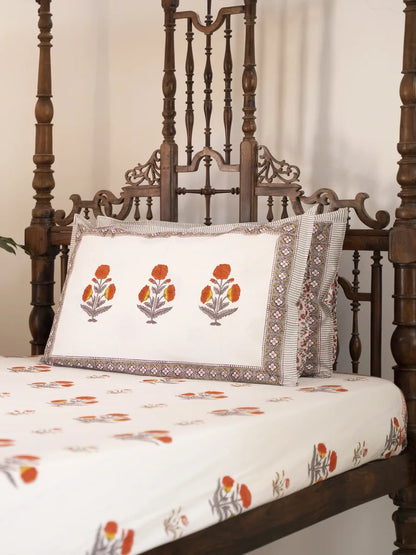 Marigold Musing - Bedsheet