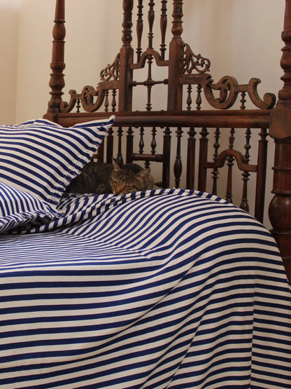 Stripes and Style Bed Cover