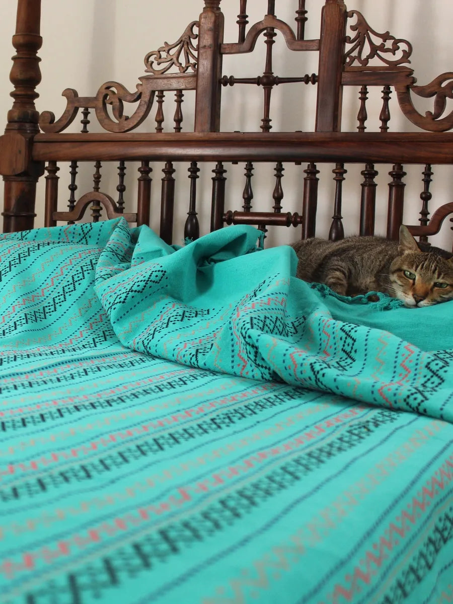 Brilliance in Blue Bed Cover