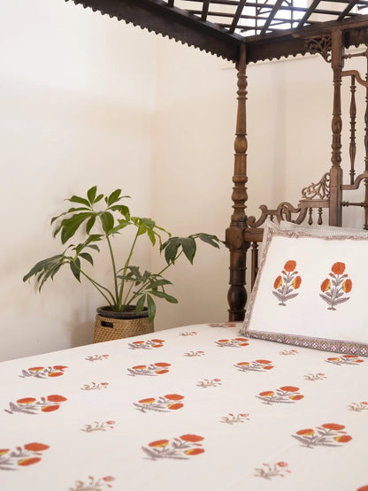 Marigold Musing - Bedsheet