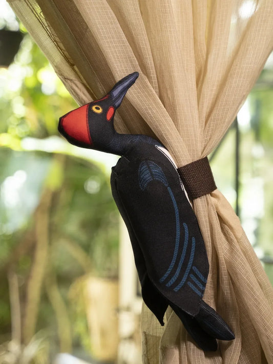 White Bellied Woodpecker Curtain Holder