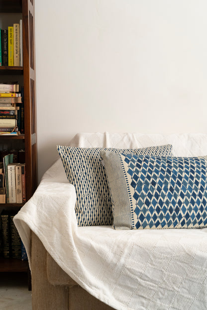 Cushion Cover - Raindrops - Blue