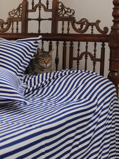 Stripes and Style Bed Cover