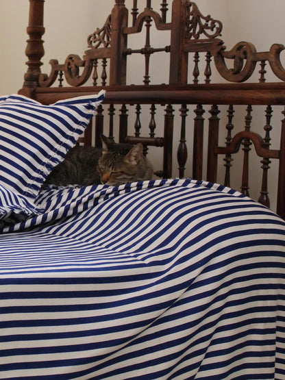 Stripes and Style Bed Cover