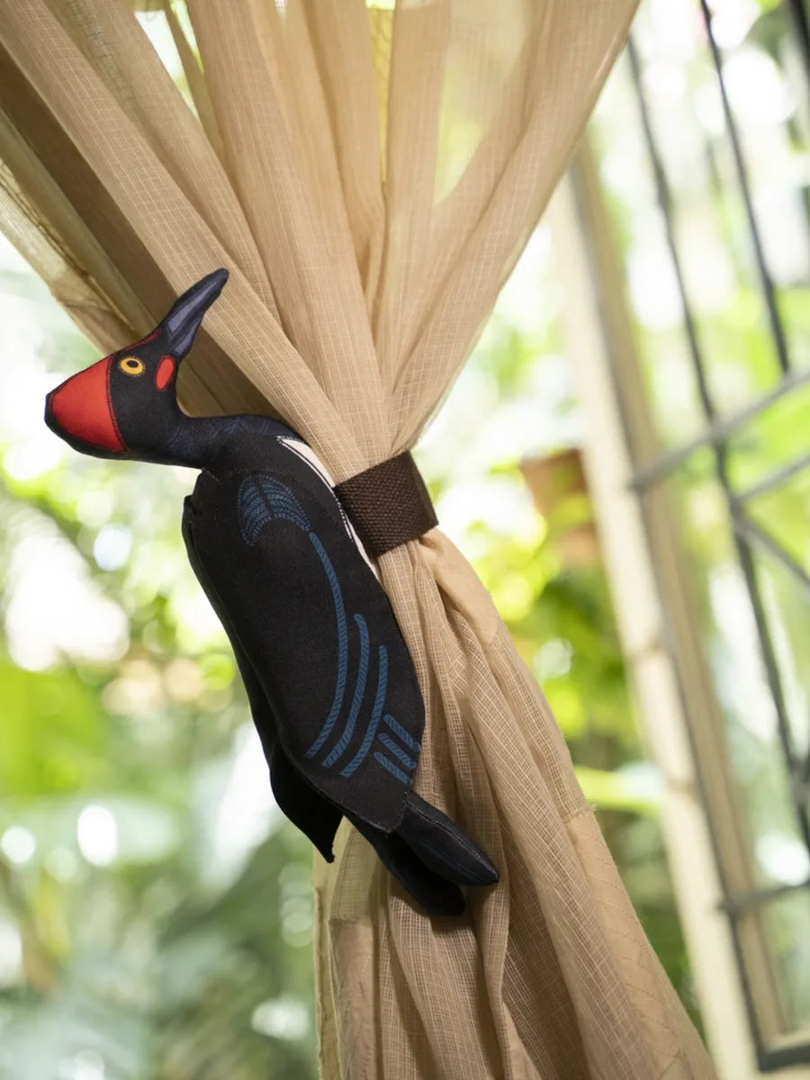 White Bellied Woodpecker Curtain Holder