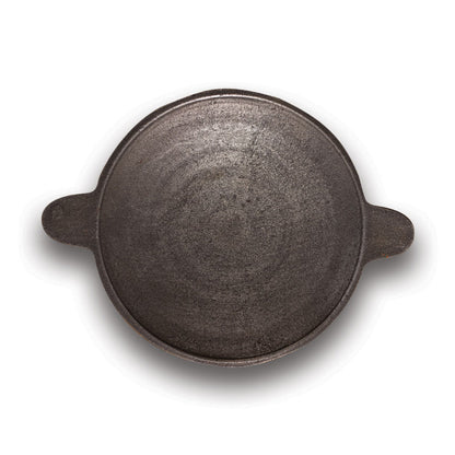 Cast Iron Roti Tawa, Hand Seasoned, Roti & Shallow Fry Pan