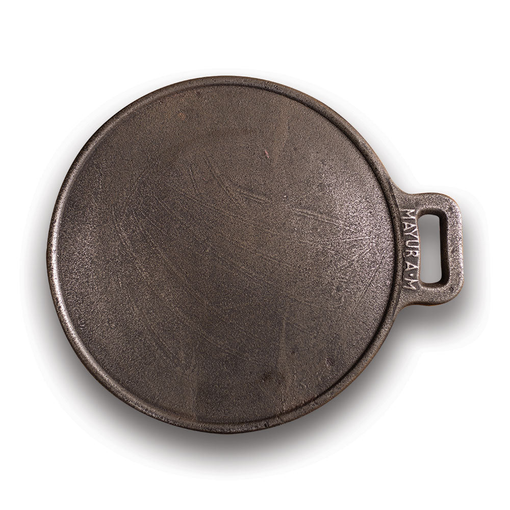 Cast Iron Dosa Tawa, Hand Seasoned, Ready for Crispy Perfection