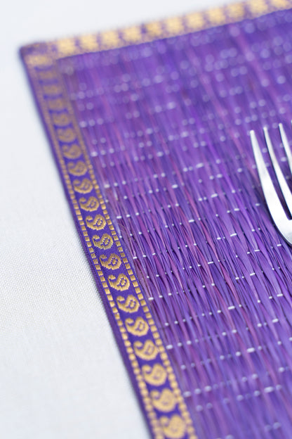 Mats - Jamun Purple (Set of 6)