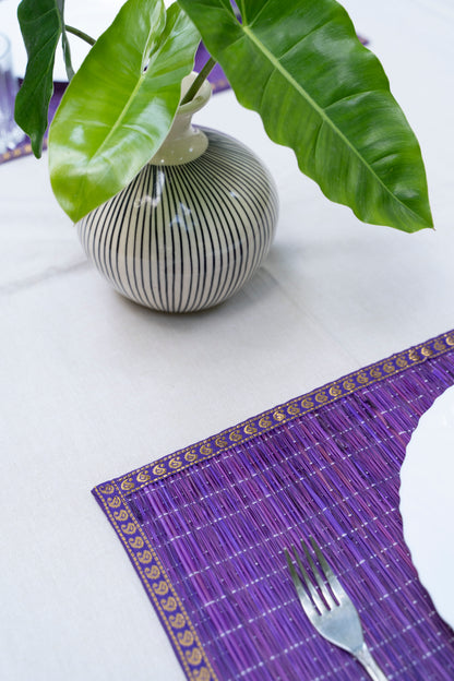 Mats - Jamun Purple (Set of 6)
