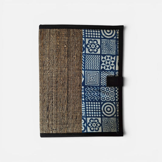 Folder without clip - Indigo Mosaic