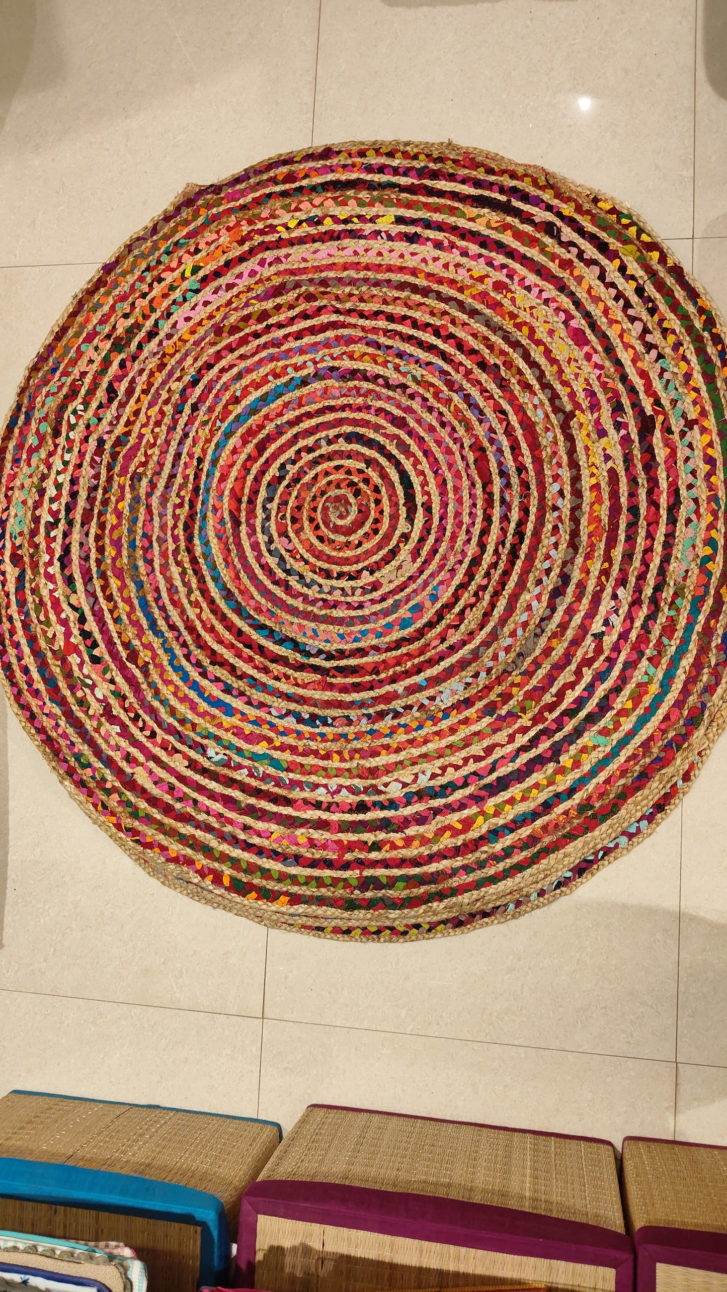 Dhurrie - Chindi Rainbow