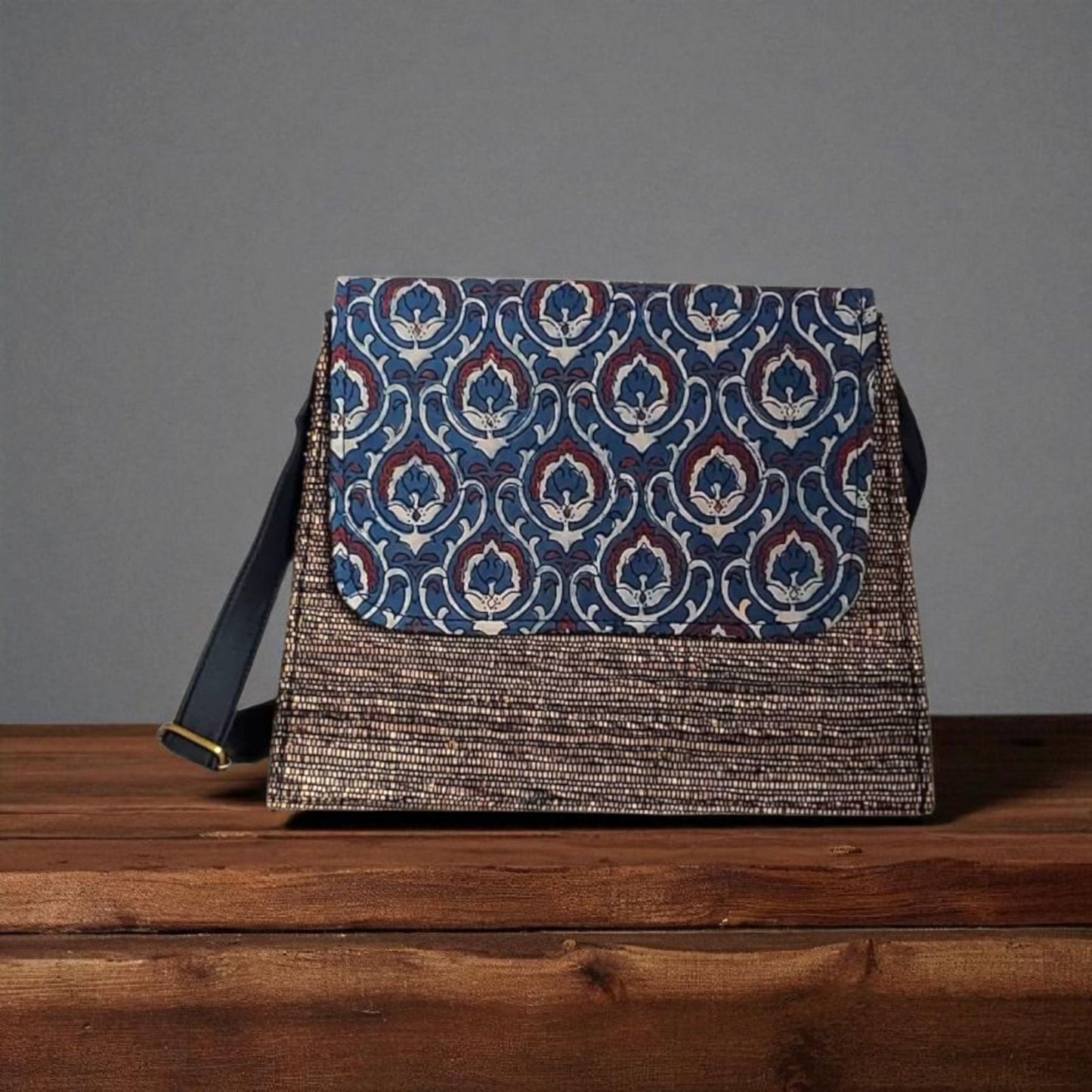 Indigo Floral - Shoulder Bag