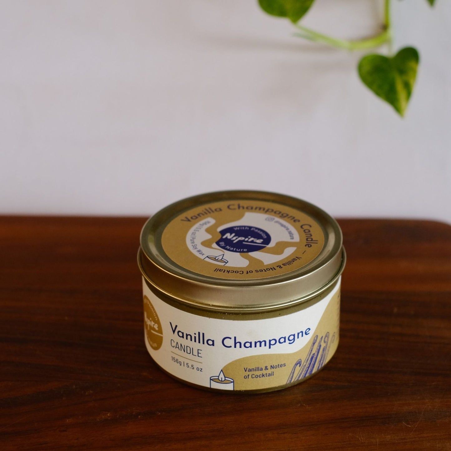NSPIRE Candle 156 g - Vanilla Champagne
