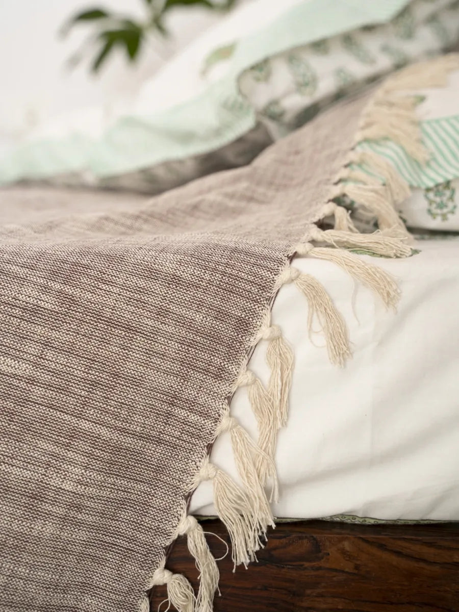 Dual Tones Bed Cover