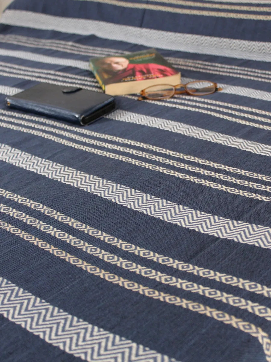 Stripes and Style Bed Cover