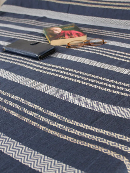 Stripes and Style Bed Cover