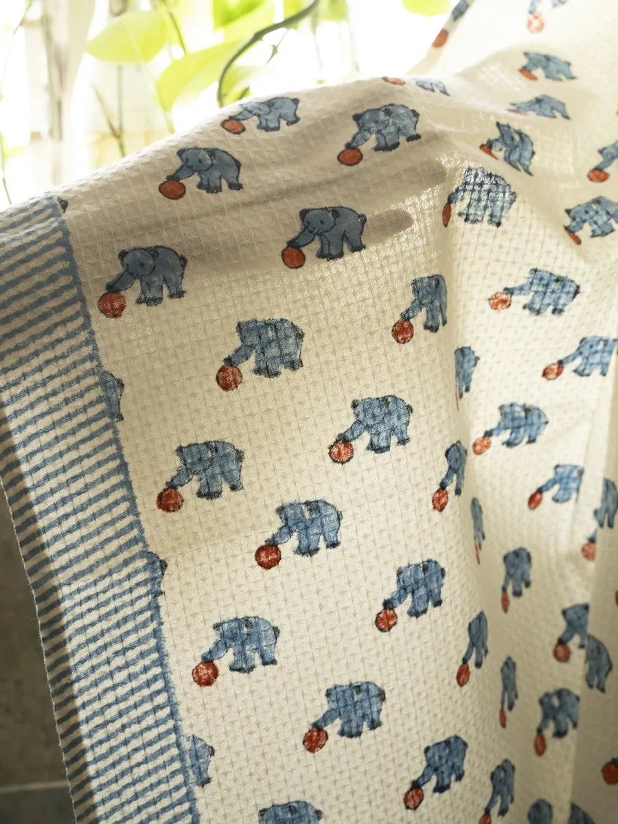 Playful Elephant - Towel