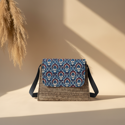Indigo Floral - Shoulder Bag