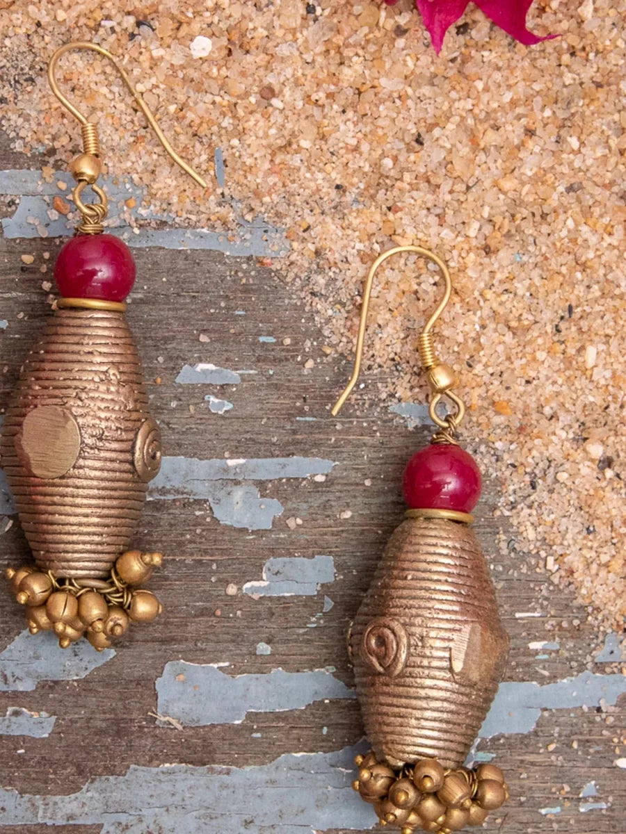 Dhokra Dhol Earrings