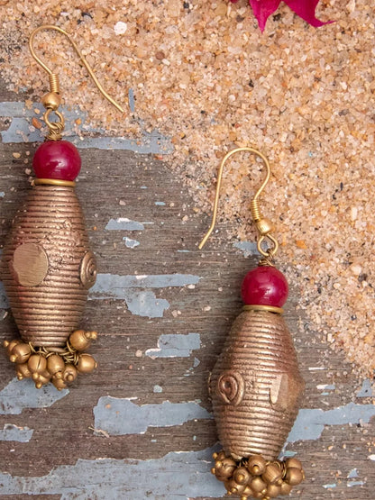 Dhokra Dhol Earrings