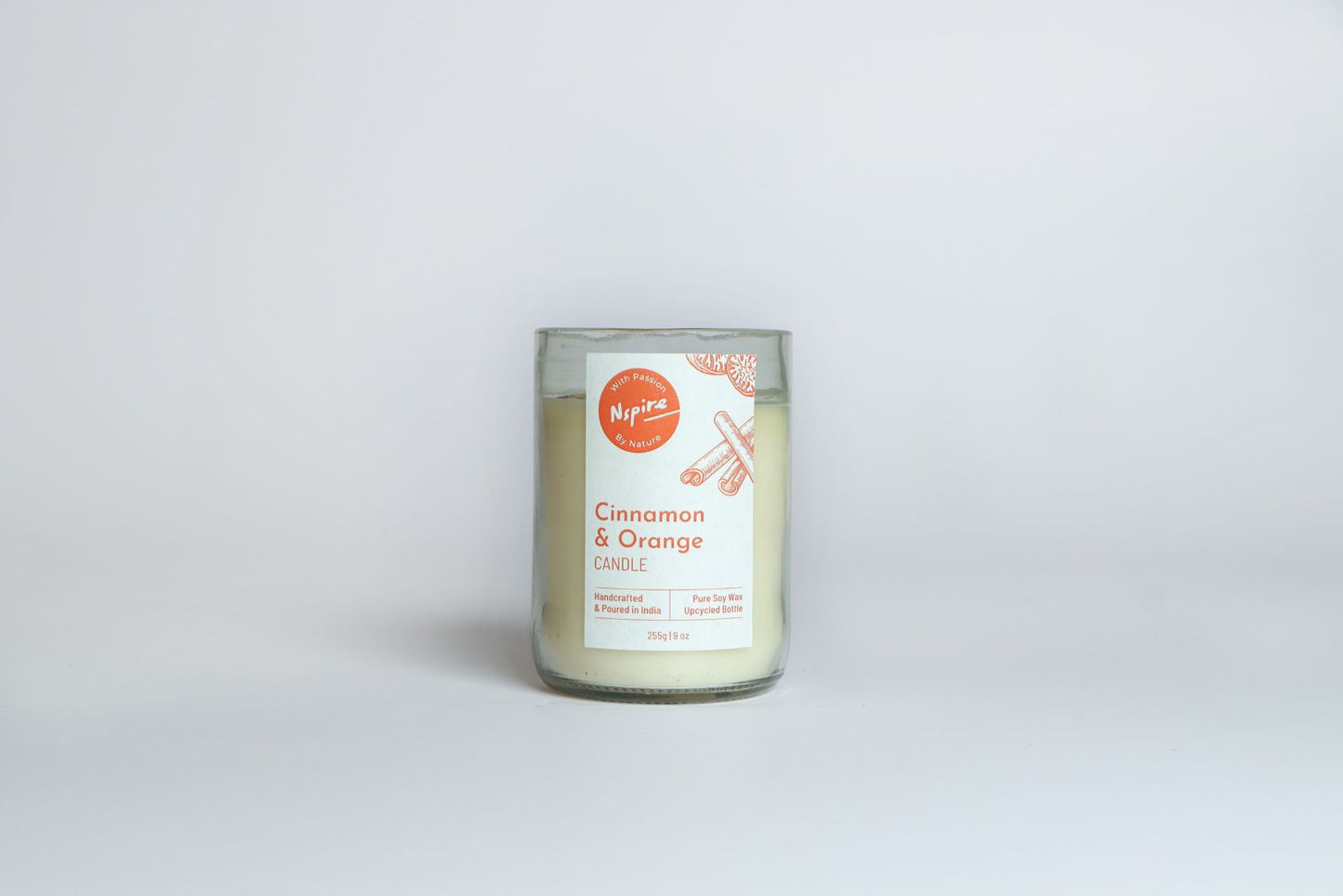 NSPIRE Candle 255 g - Cinnamon & Orange
