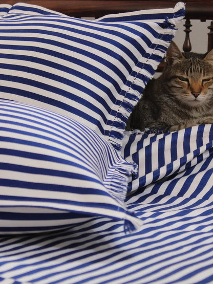 Stripes and Style Bed Cover