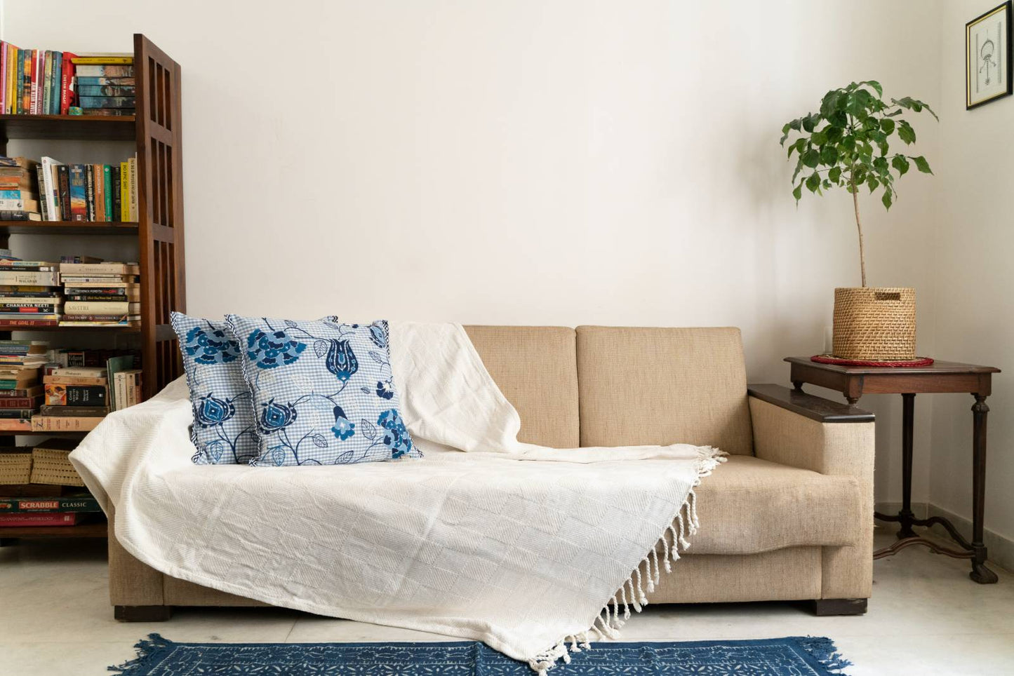 Cushion Cover - Malta Blue