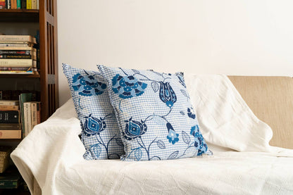 Cushion Cover - Malta Blue