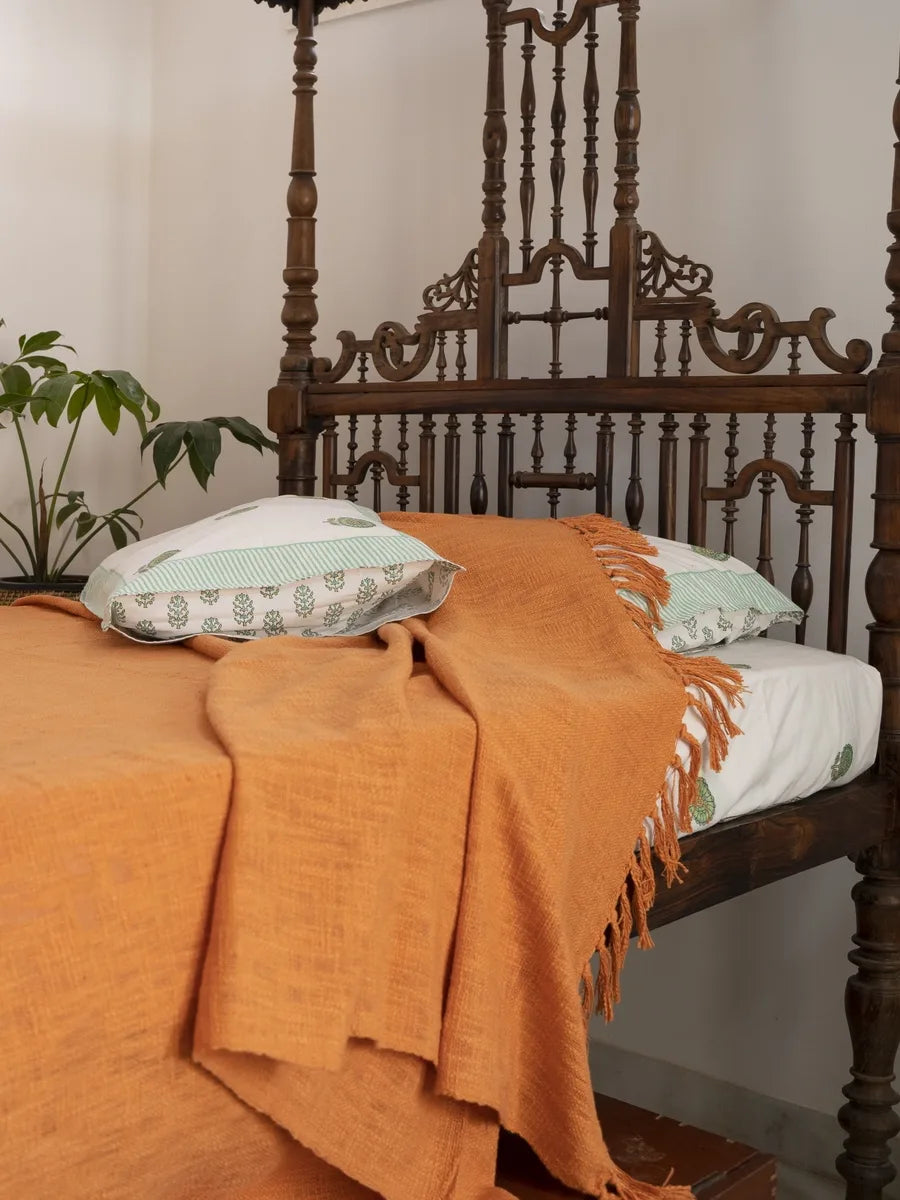 Ochre Brilliance Bed Cover