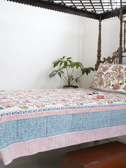 Floral Maze - Bedsheet