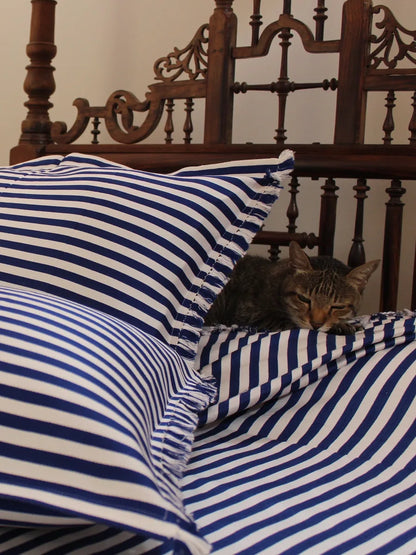 Stripes and Style Bed Cover